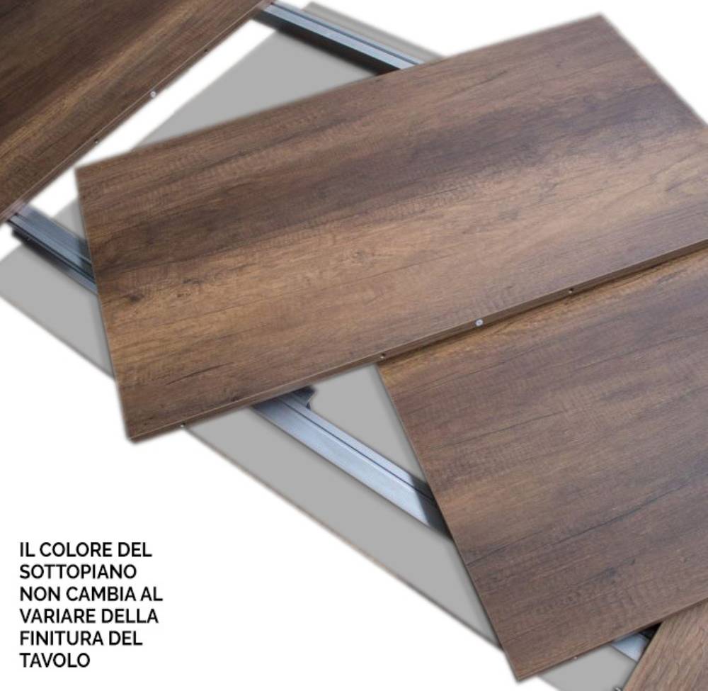 Itamoby Tavolo allungabile 90×130/234 cm Everyday Premium Quercia Natura telaio Antracite Sconto