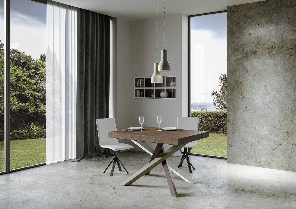 Itamoby Tavolo allungabile 90×130/234 cm Volantis Premium Noce telaio 4/C In vendita