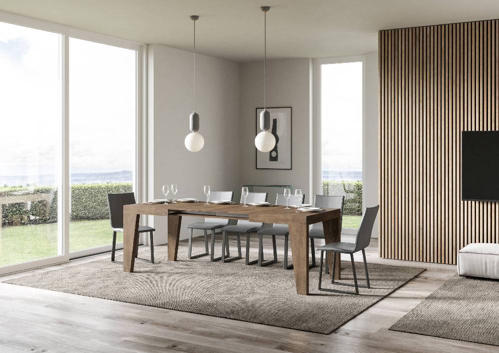 Itamoby Tavolo Naxy Allungabile Noce 90×130 Allungato 234 Enormi risparmi