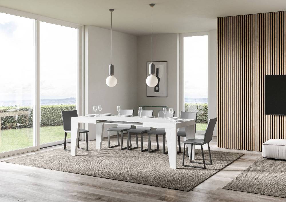 Itamoby Tavolo Naxy Allungabile Bianco Frassino 90×130 Allungato 234 Super Saving Price