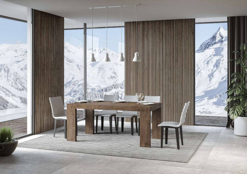 Itamoby Tavolo Roxell Allungabile Noce 90×160 Allungato 420 Promozione temporanea