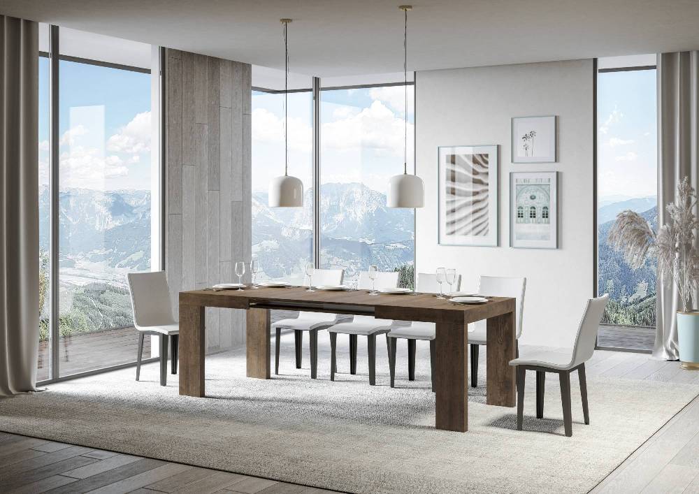 Itamoby Tavolo Roxell Allungabile Noce 90×130 Allungato 390 Only for today