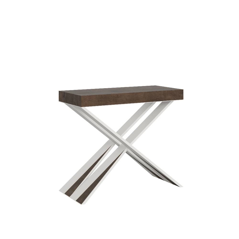 Itamoby Consolle Diago Small Noce telaio bianco Vendita Calda
