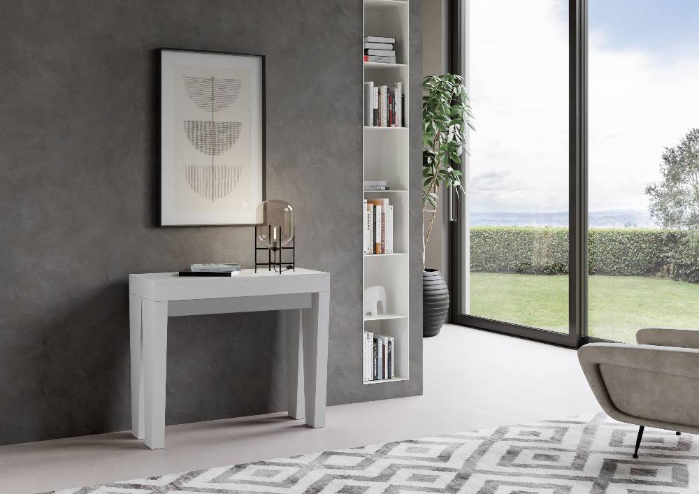 Itamoby Consolle Spimbo Bianco Frassino Nuova