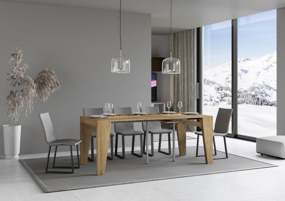 Itamoby Consolle Naxy Quercia Natura Comprare a buon mercato