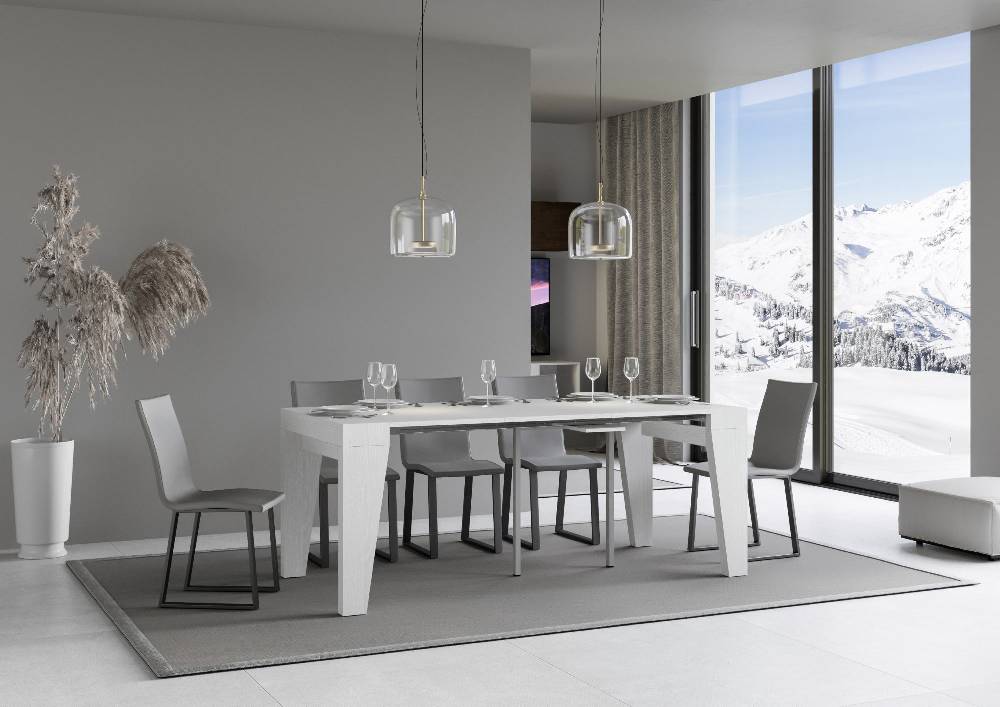 Itamoby Consolle Naxy Bianco Frassino Grande vendita