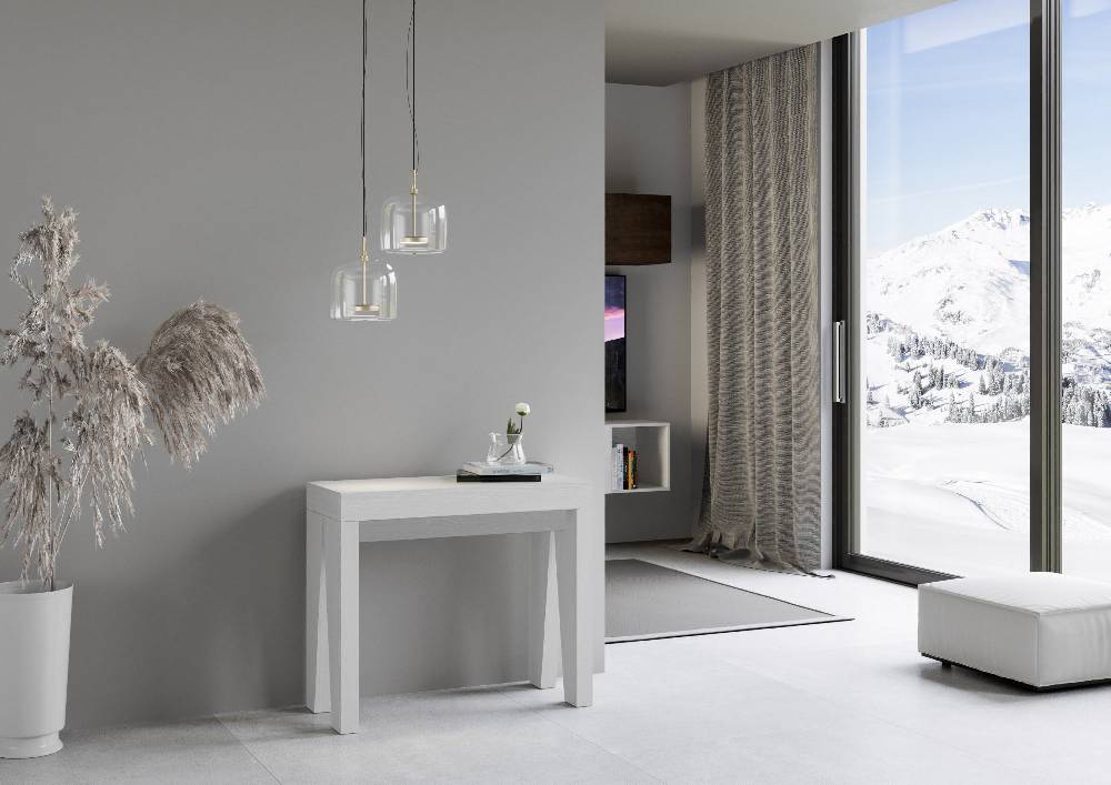 Itamoby Consolle Naxy Small Bianco Frassino Offerta esclusiva