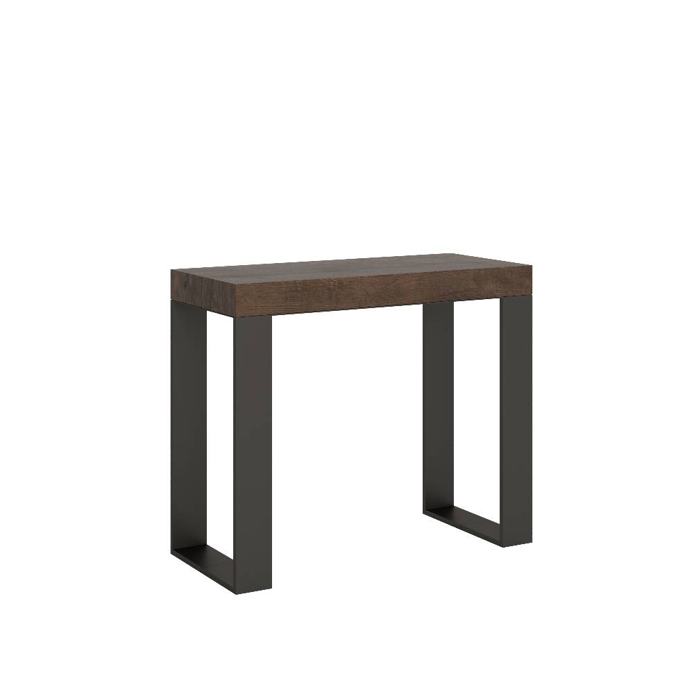 Itamoby Consolle Tecno Noce telaio Antracite Offerte stagionali