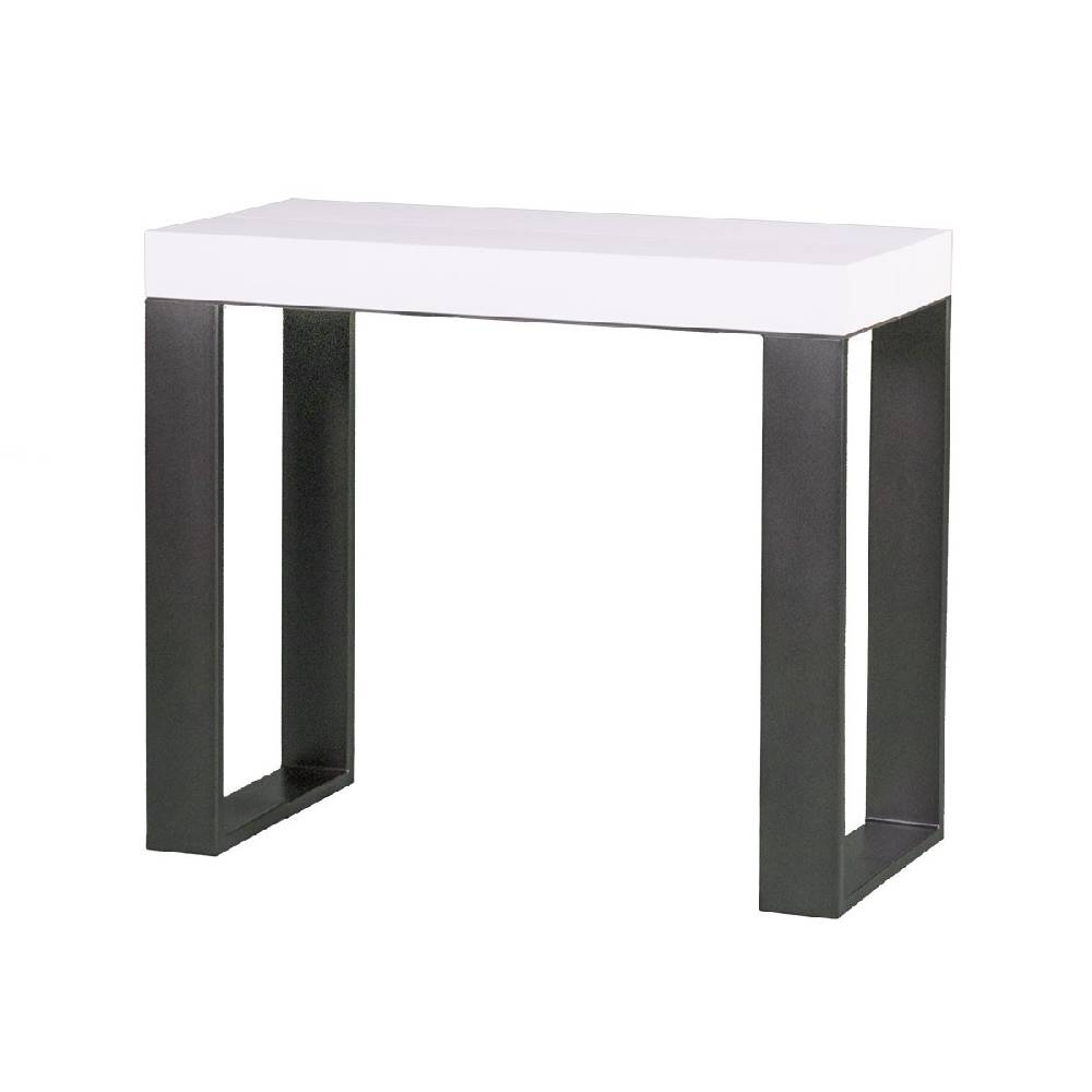 Itamoby Consolle Tecno Bianco Frassino telaio Antracite