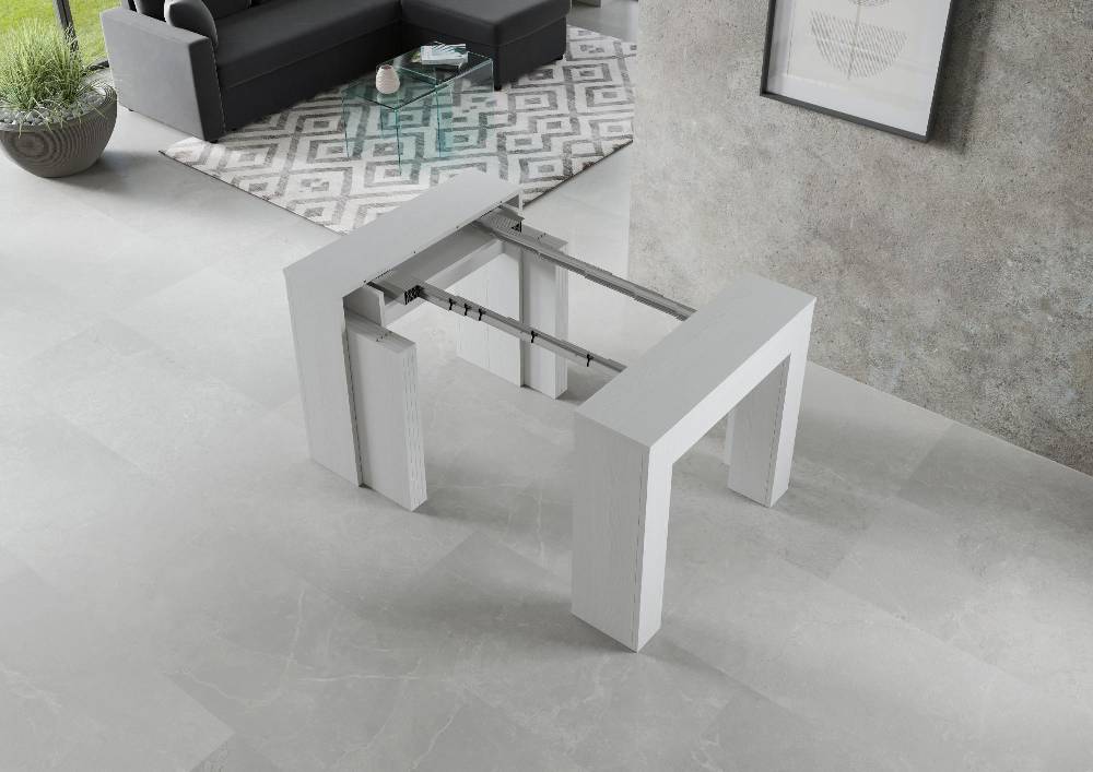 Itamoby Consolle New Extra Bianco Frassino Ultimo giorno