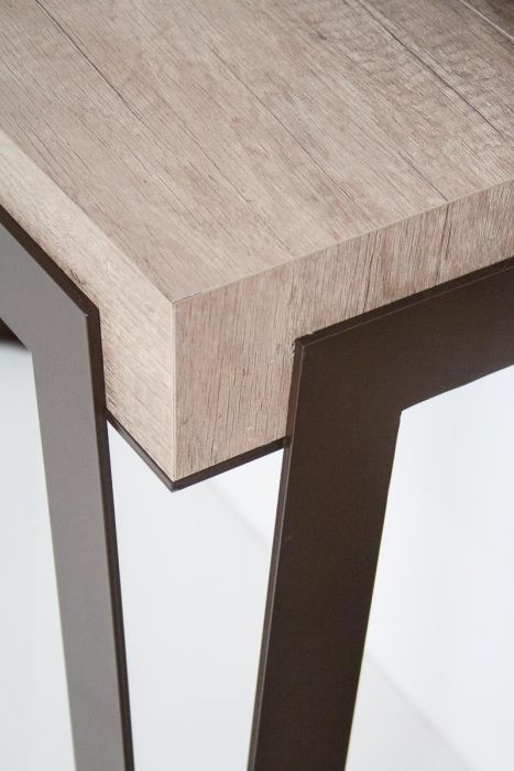 Itamoby Consolle Rio Premium Quercia Natura telaio Ruggine Offerta speciale della fabbrica