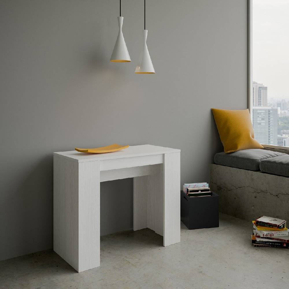 Itamoby Consolle Basic Small Bianco Frassino Soddisfazione Garantita