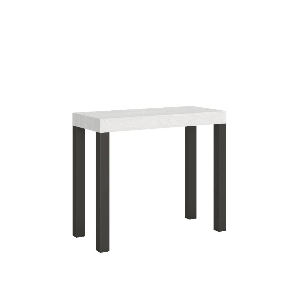 Itamoby Consolle EveryDay Small Bianco Frassino telaio Antracite