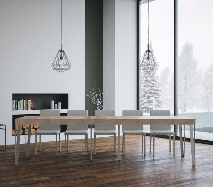 Itamoby Consolle Rio Premium Quercia Natura telaio Antracite Negozio online di fabbrica