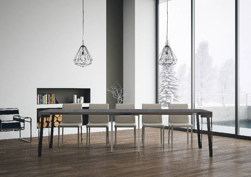 Itamoby Consolle Rio Cemento telaio Antracite Comprare a buon mercato