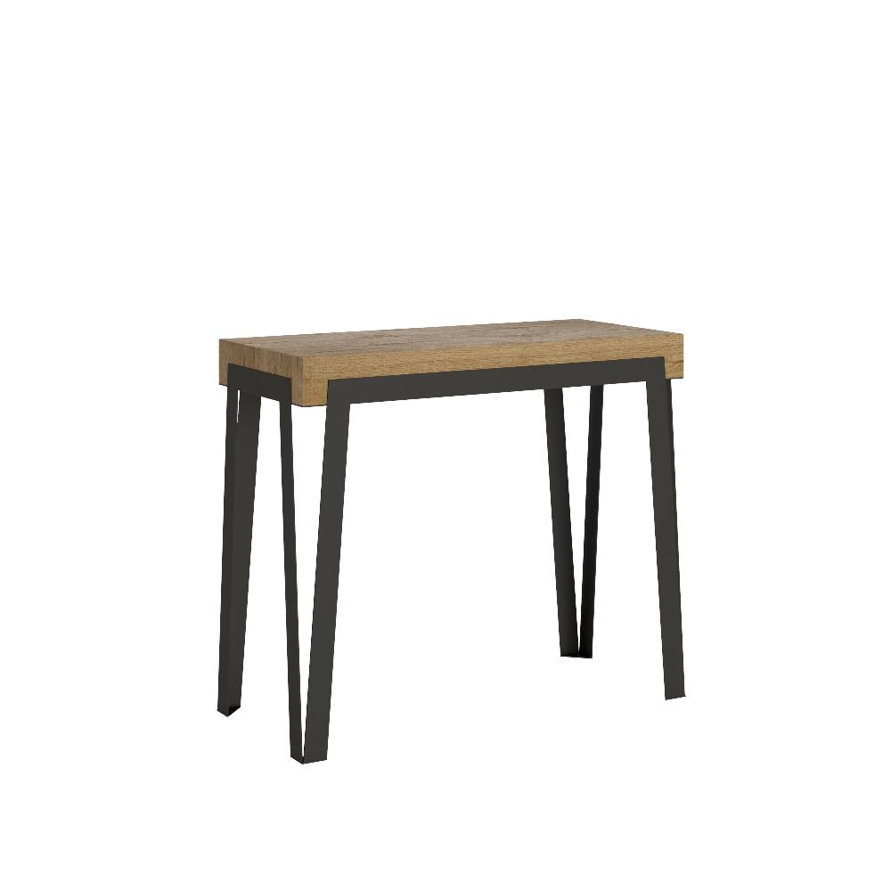 Itamoby Consolle Rio Small Quercia Natura telaio Antracite