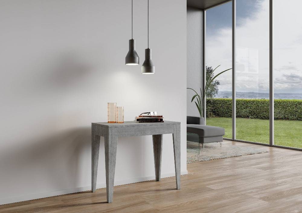 Itamoby Consolle Isotta 90×42 Cemento Offerte esclusive