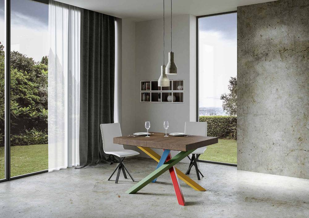 Itamoby Tavolo allungabile 90×130/234 cm Volantis Premium Noce telaio 4/B ACQUISTA ORA