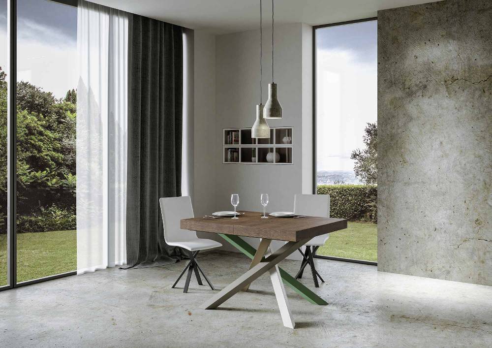 Itamoby Tavolo allungabile 90×120/224 cm Volantis Premium Noce telaio 4/A 50% di sconto per tempo limitato