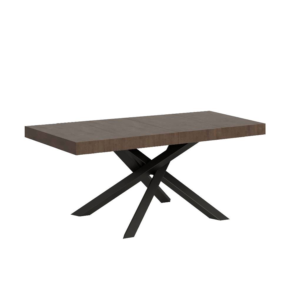 Itamoby Tavolo allungabile 90×130/234 cm Volantis Premium Noce telaio Antracite