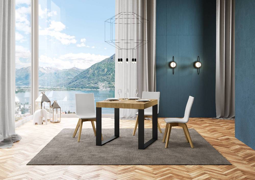Itamoby Tavolo allungabile 90×90/246 cm Tecno Premium Quercia Natura Hotsell