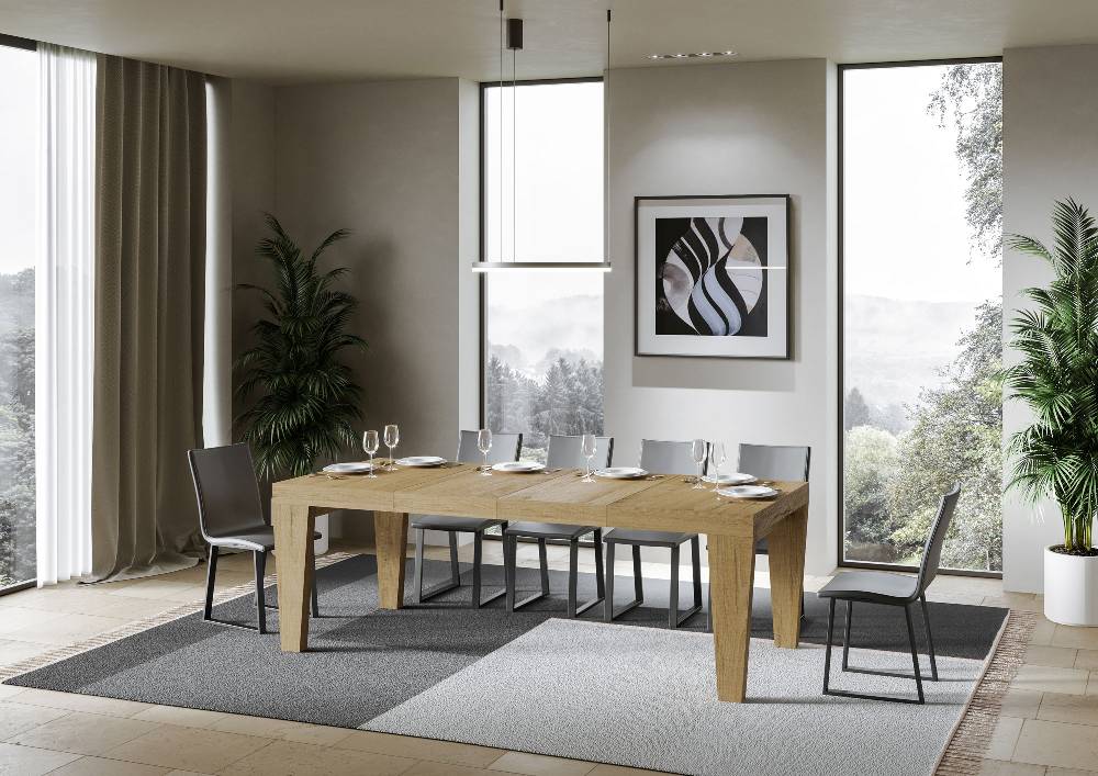 Itamoby Tavolo allungabile 90×140/244 cm Spimbo Premium Quercia Natura Negozio online di fabbrica