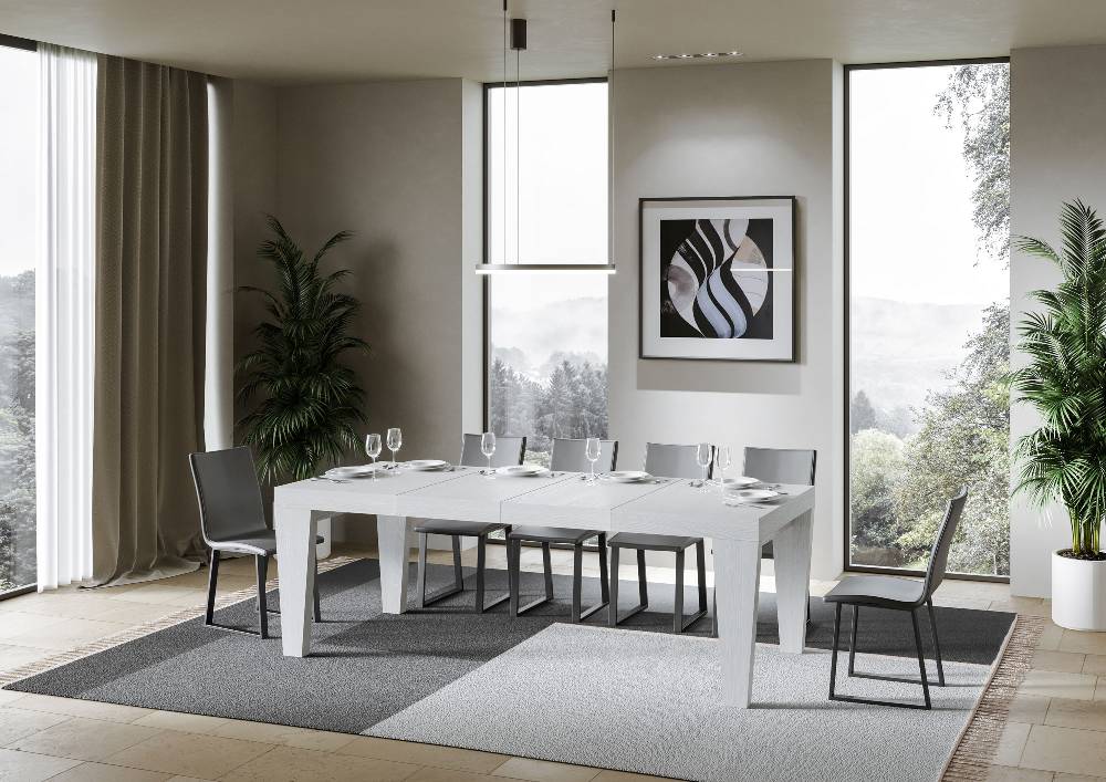 Itamoby Tavolo allungabile 90×130/234 cm Spimbo Premium Bianco Frassino Flash Sale