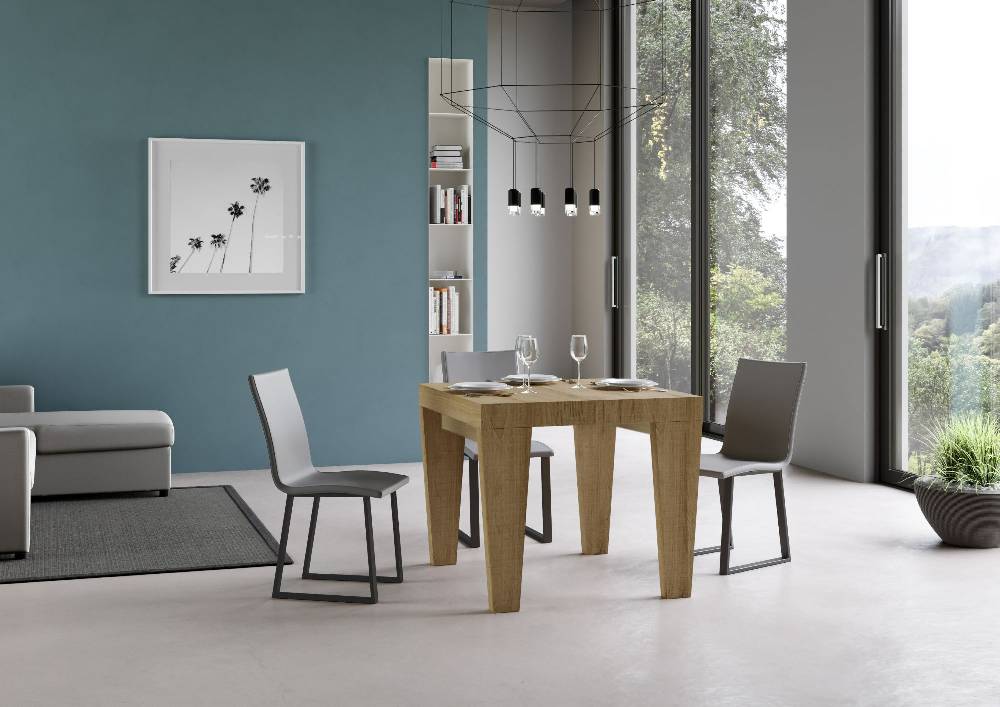 Itamoby Tavolo allungabile 90×90/246 cm Spimbo Premium Quercia Natura Offerta natalizia