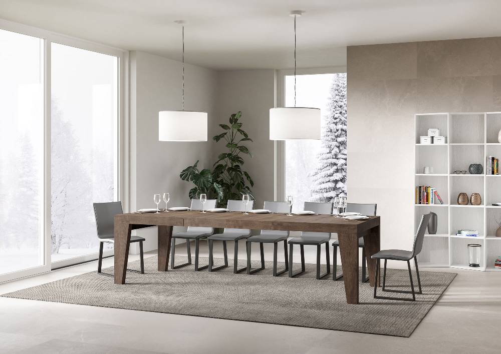 Itamoby Tavolo allungabile 90×160/264 cm Naxy Premium Noce Smaltimento dello stoccaggio