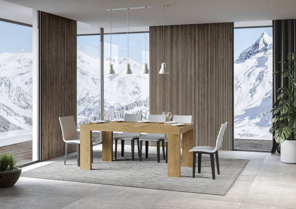 Itamoby Tavolo allungabile 90×180/284 cm Roxell Premium Quercia Natura Rilascio limitato