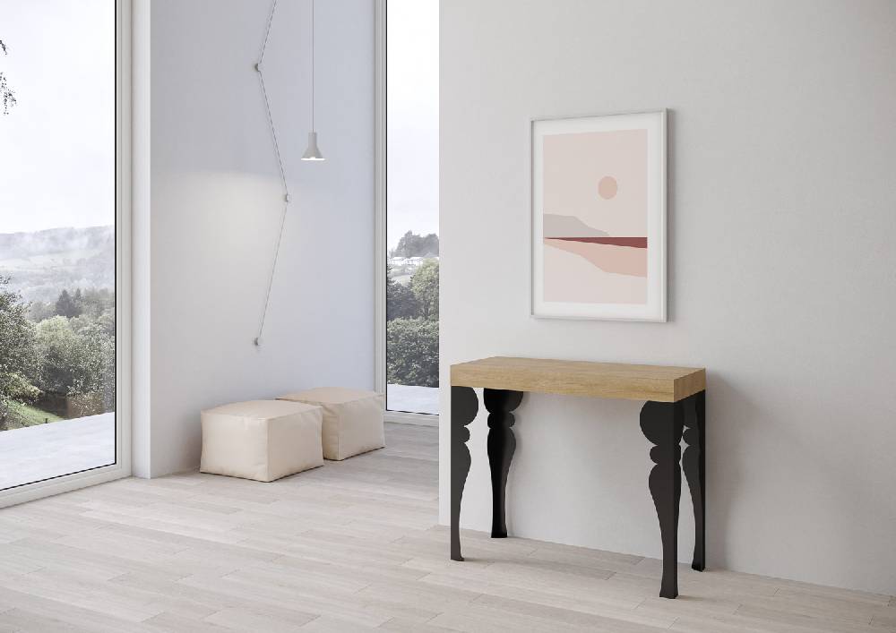 Itamoby Consolle Paxon Premium Quercia Natura telaio Antracite Grandi sconti