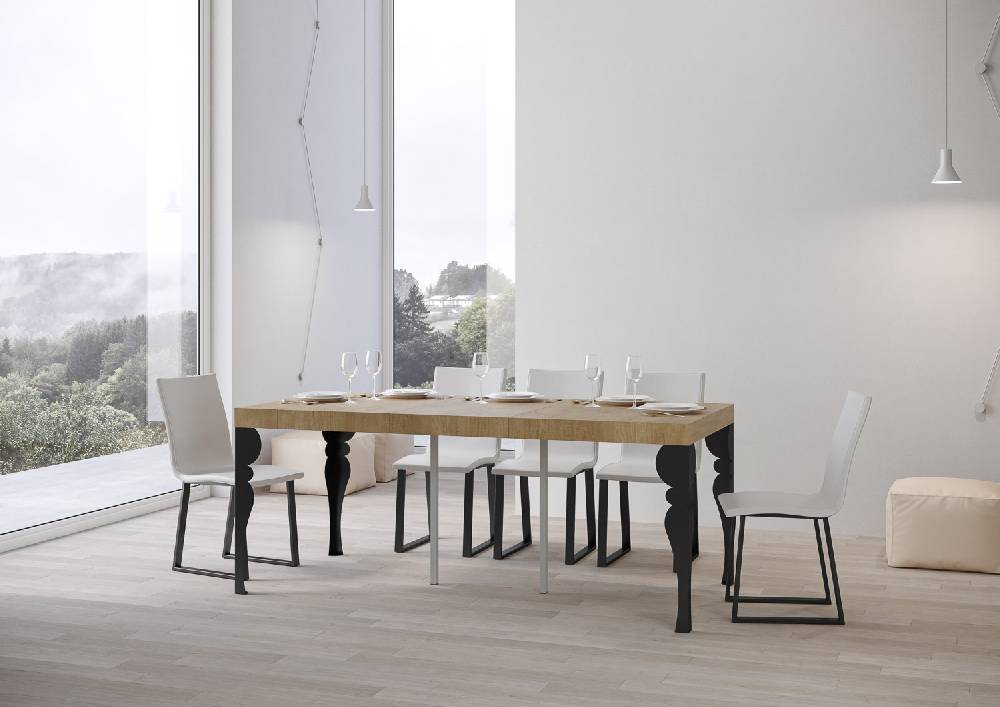 Itamoby Consolle Paxon Premium Quercia Natura telaio Antracite Grandi sconti