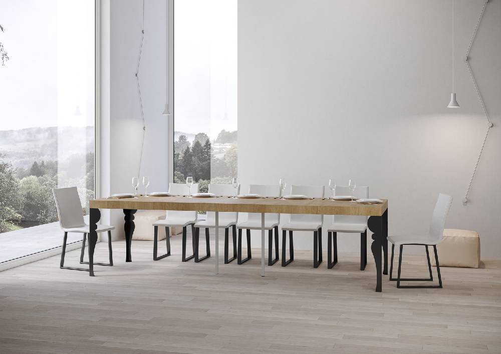 Itamoby Consolle Paxon Premium Quercia Natura telaio Antracite Grandi sconti