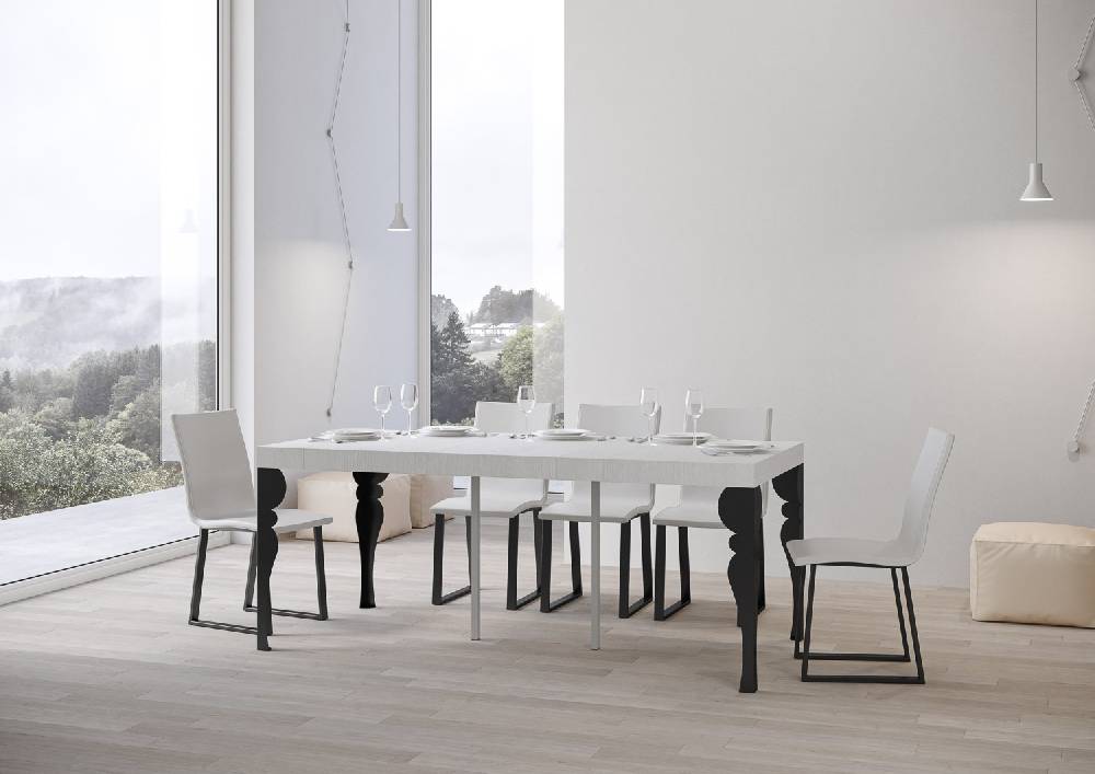 Itamoby Consolle Paxon Small Premium Bianco Frassino telaio Antracite Comprane uno, ottenene uno gratis