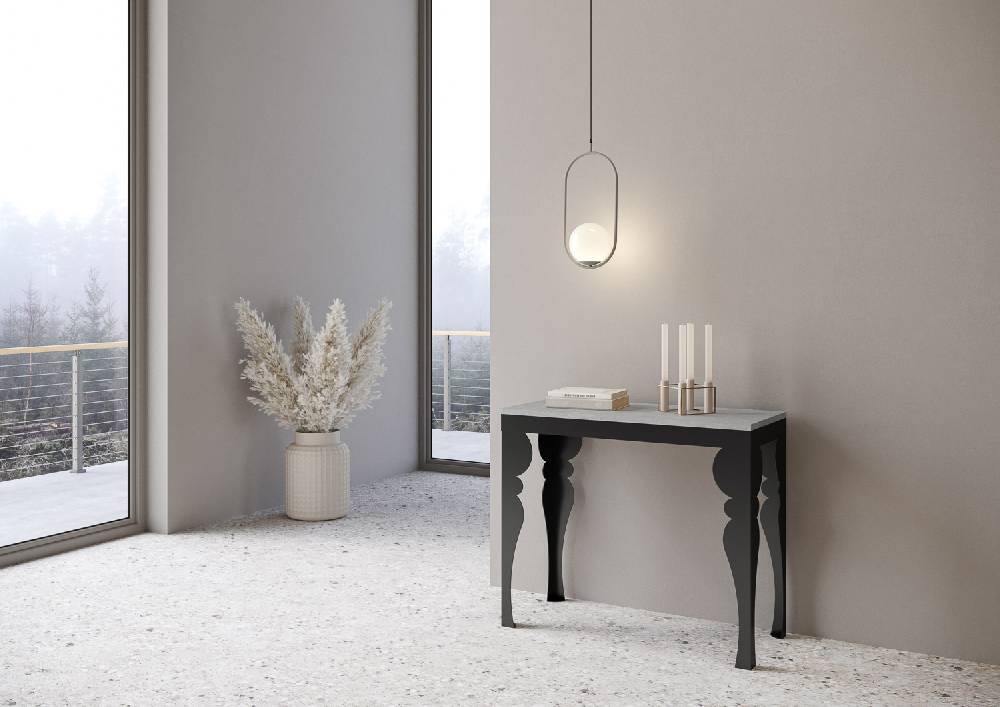 Itamoby Consolle Paxon Evolution Cemento telaio Antracite Offerte speciali