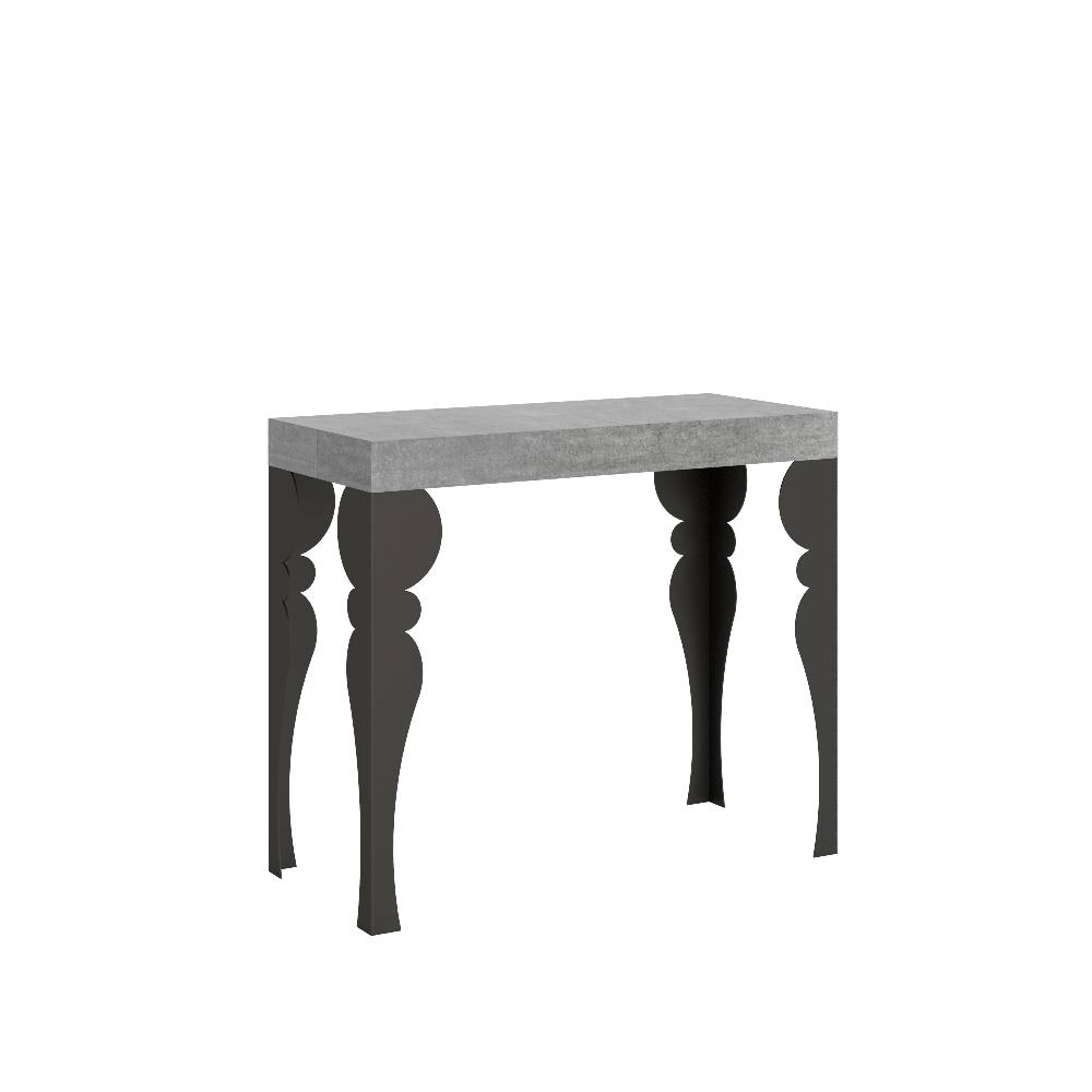 Itamoby Consolle Paxon Cemento telaio Antracite