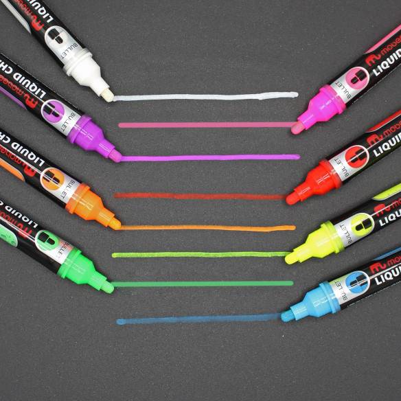 Kalamitica Pennarelli a Gesso Liquido - Pack 8 Colori Ultimi tre giorni