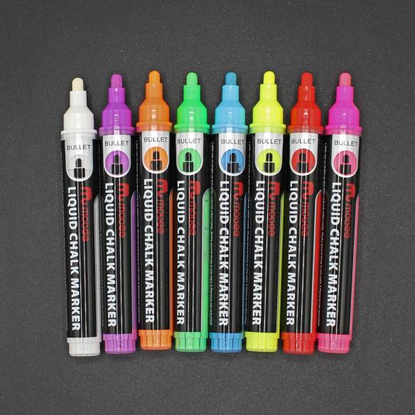 Kalamitica Pennarelli a Gesso Liquido - Pack 8 Colori Ultimi tre giorni