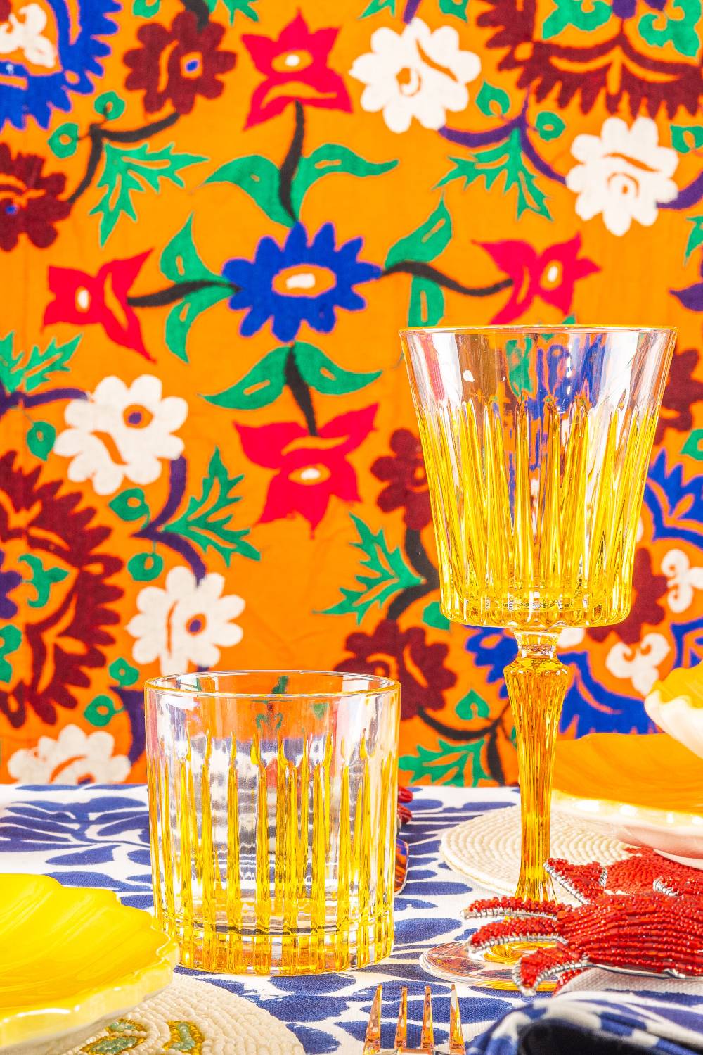 Les Ottomans Set of four crystal glasses CGG01 In Saldo
