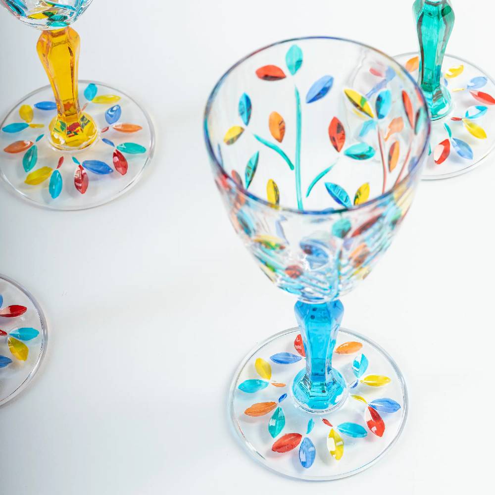 Les Ottomans Set of four crystal glasses CGJ05 Offerta temporanea