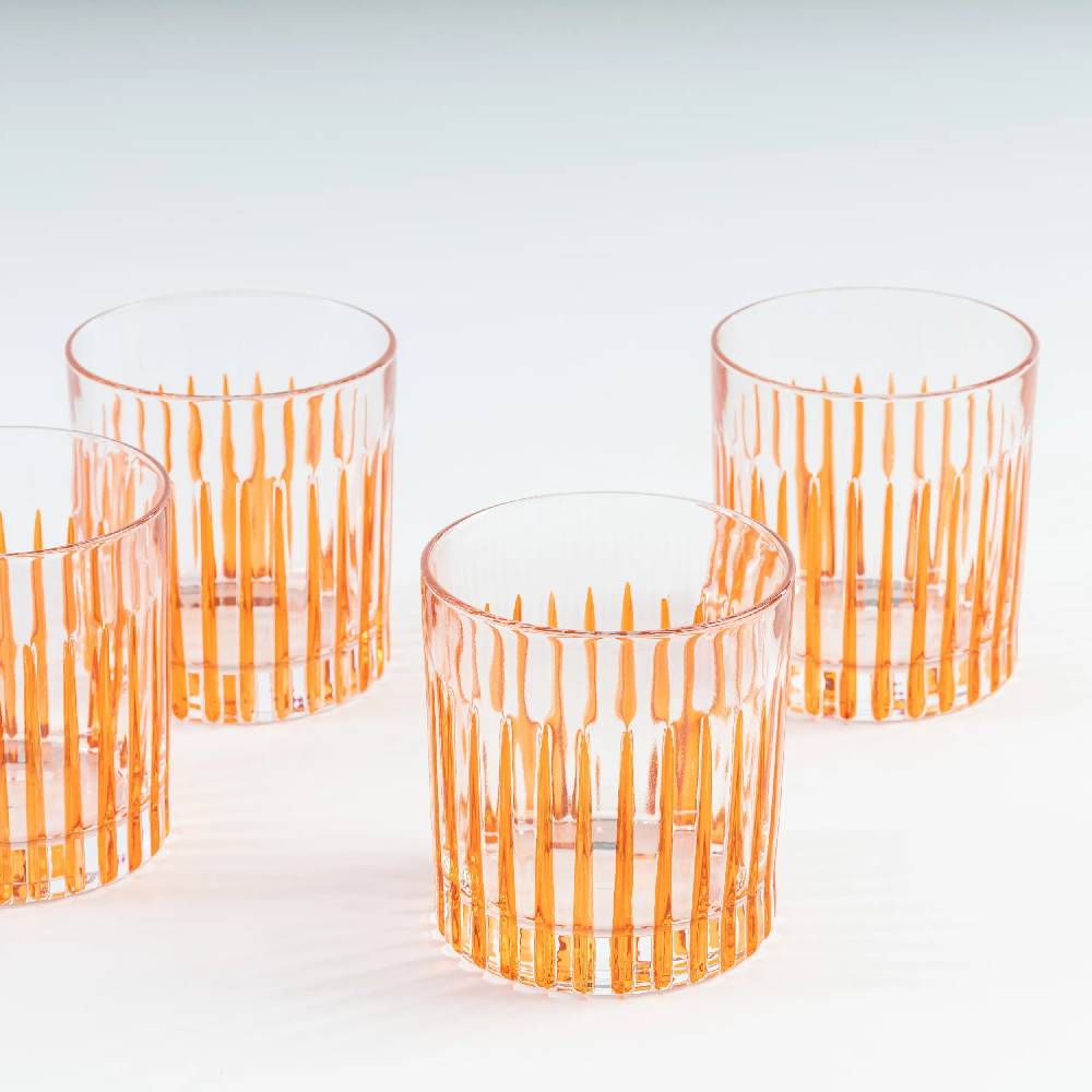 Les Ottomans Set of four crystal glasses CGT04 Nuovo