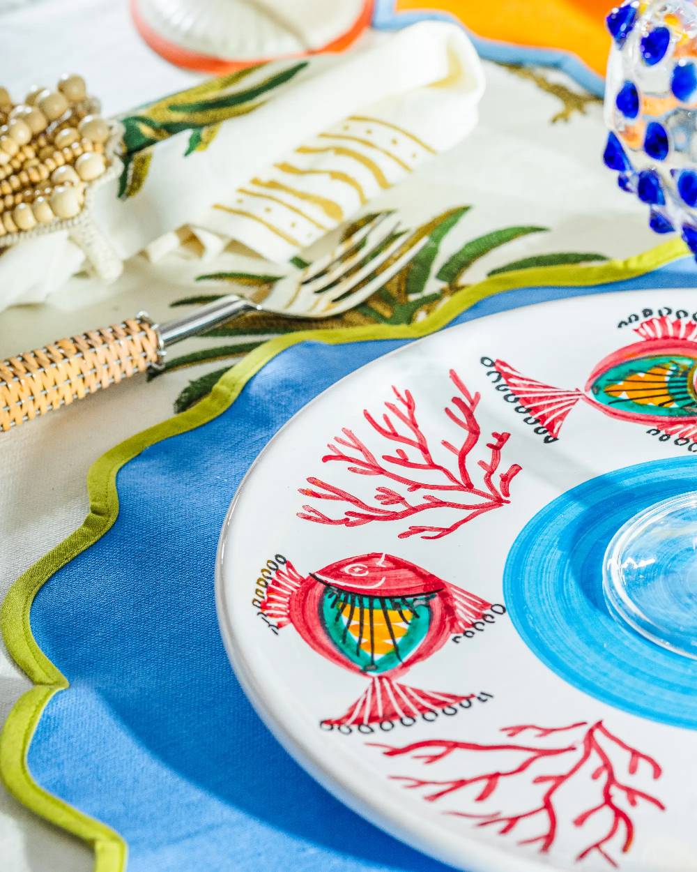 Les Ottomans Ceramic Sicilian plate SIP10 Prezzo di fabbrica