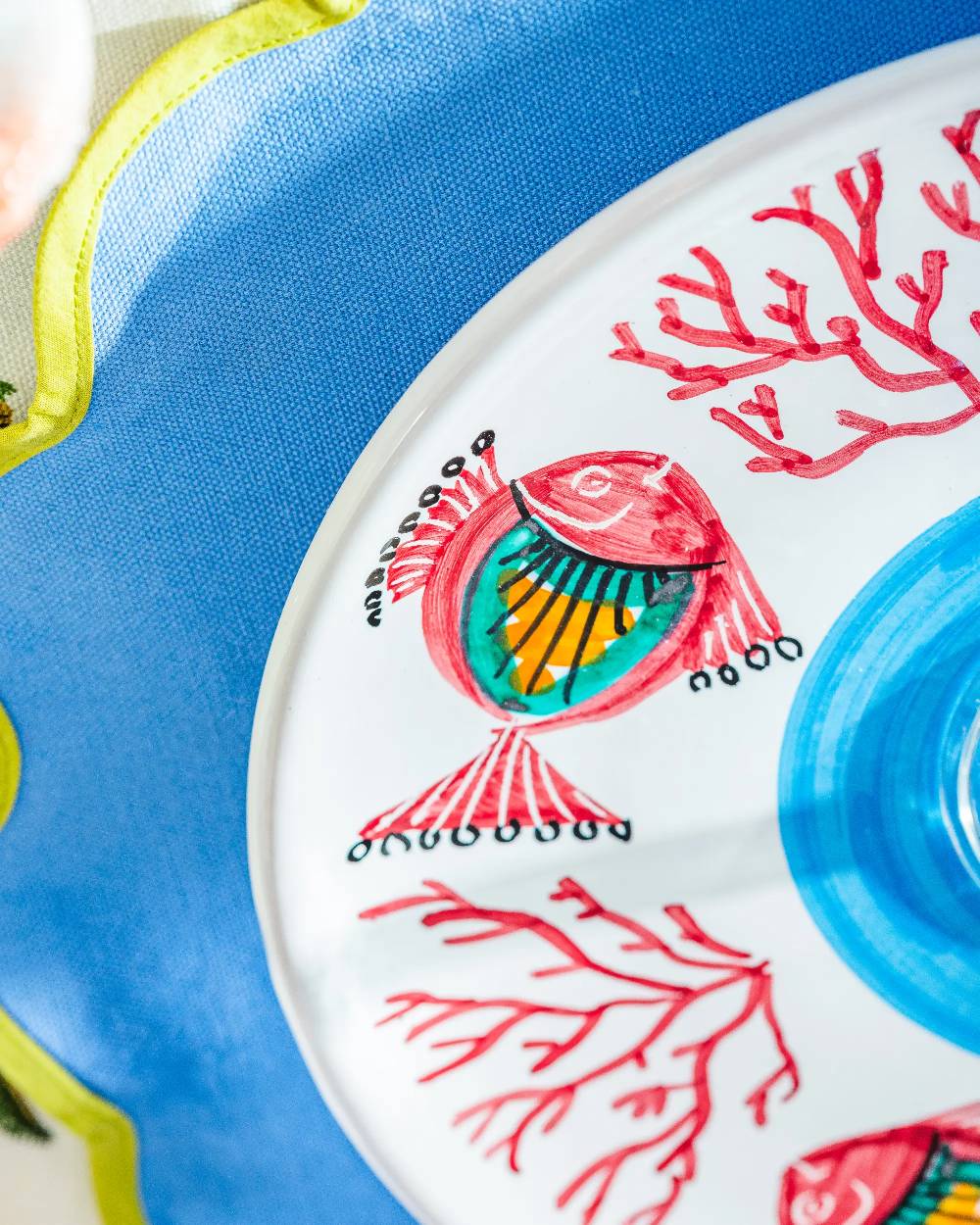 Les Ottomans Ceramic Sicilian plate SIP12 Comprare a buon mercato