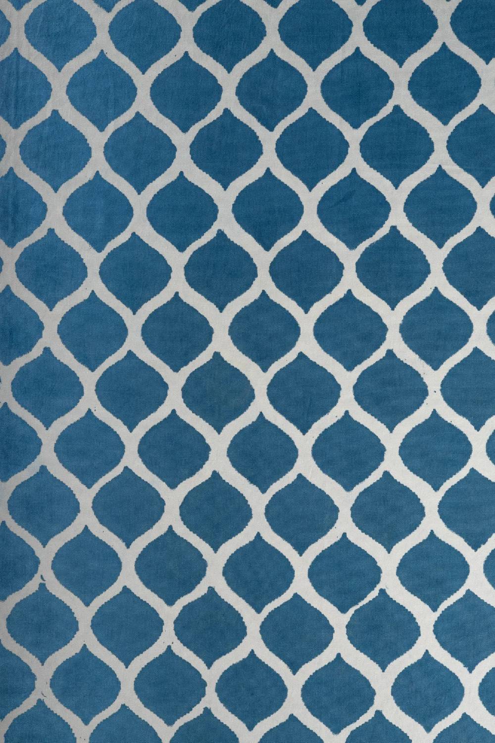 Les Ottomans Handprinted cotton tablecloth IKB16 Smaltimento dello stoccaggio