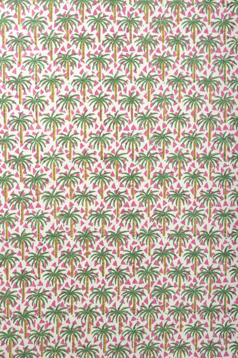 Les Ottomans Handprinted cotton tablecloth IKB47 Offerte esclusive
