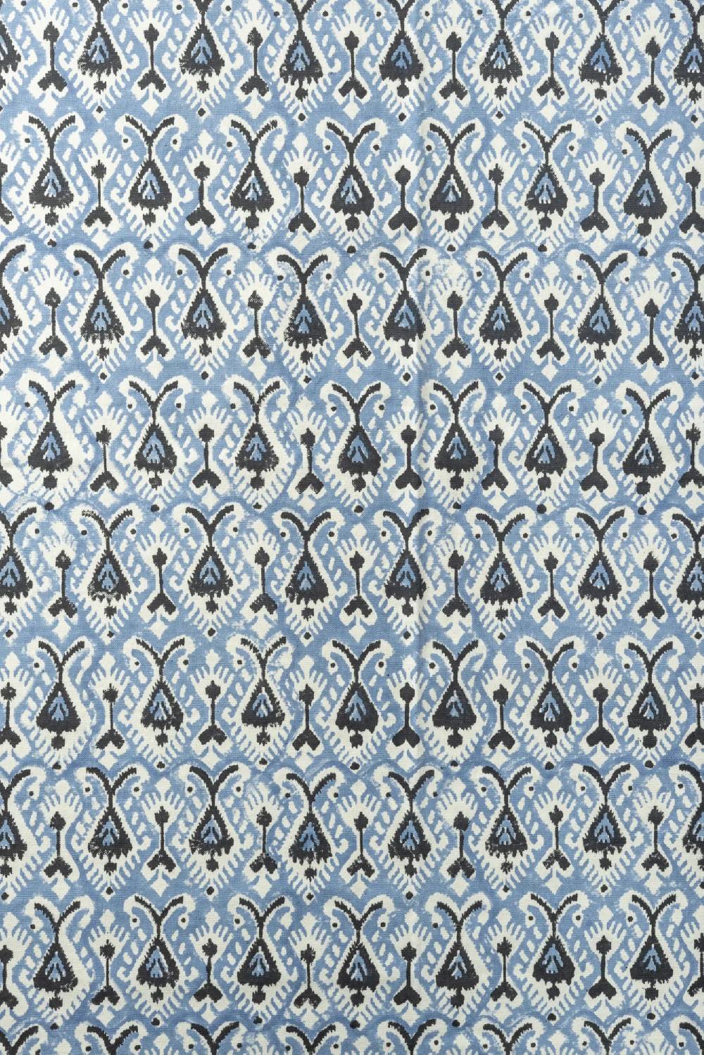 Les Ottomans Handprinted cotton tablecloth IKB50 Negozi Online