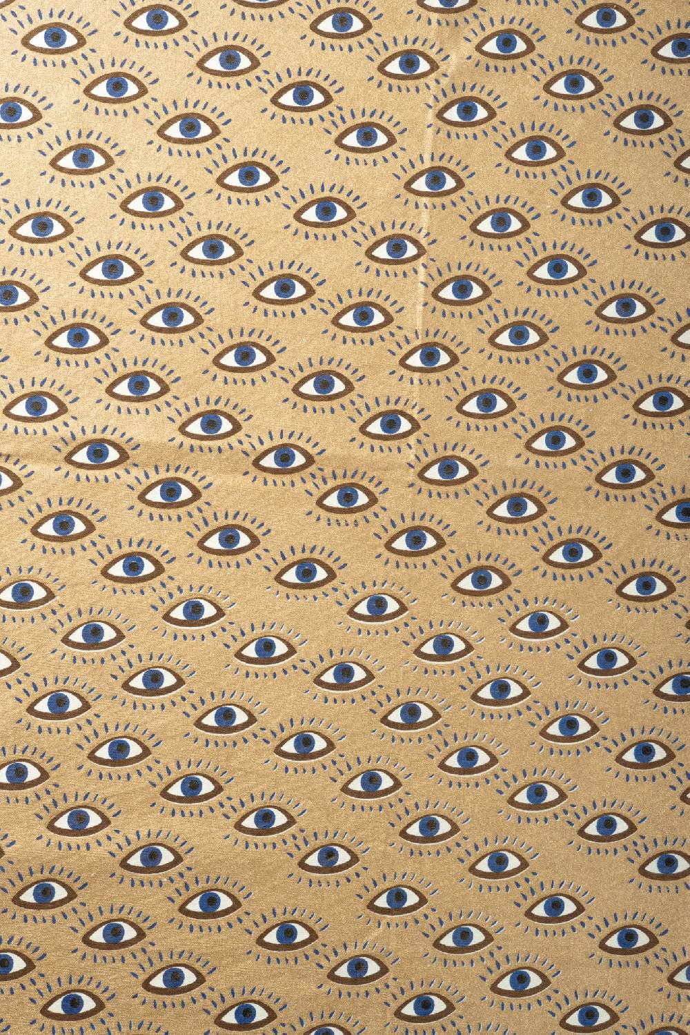 Les Ottomans Handprinted cotton tablecloth IKB54 Consegna Veloce