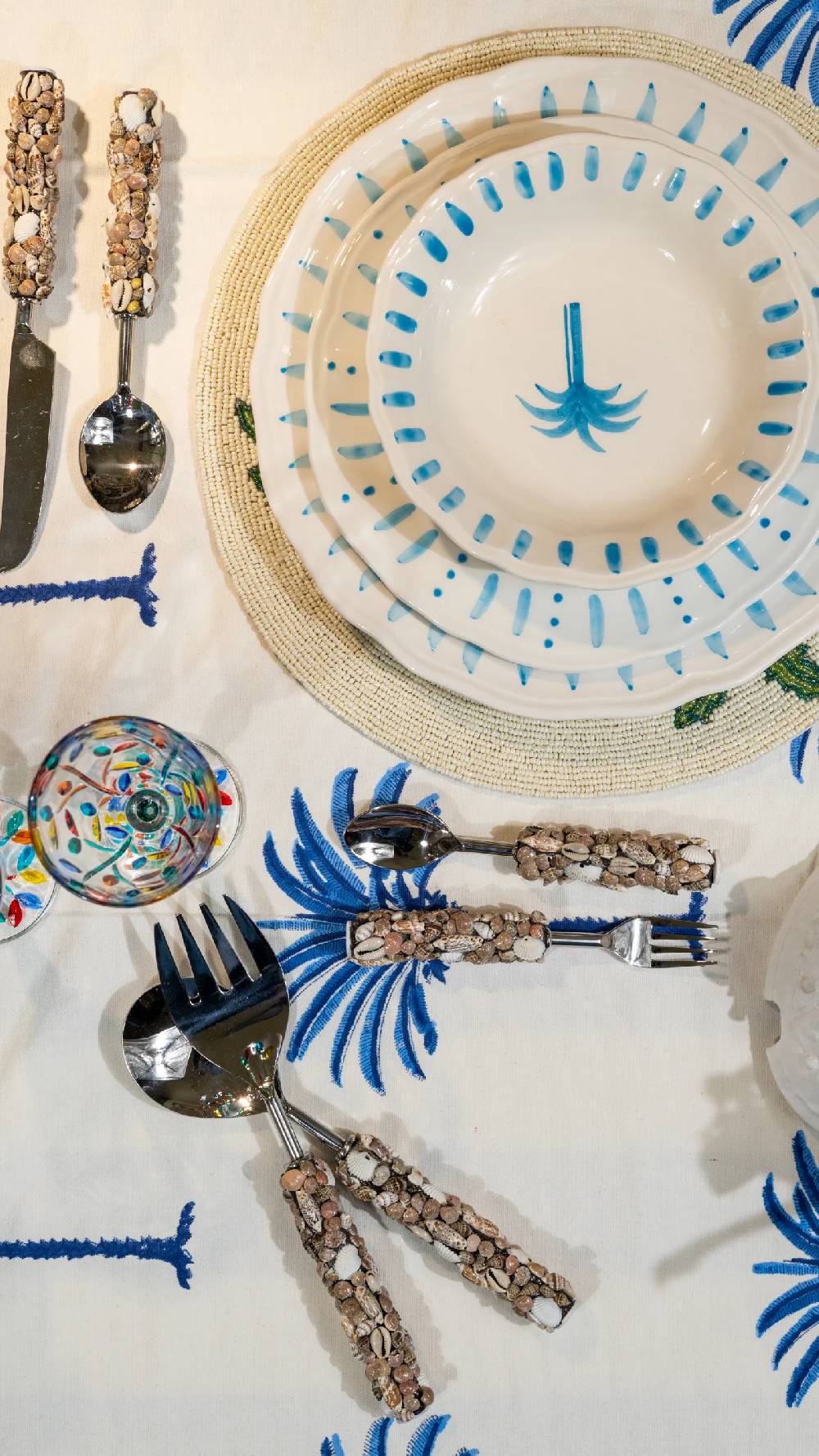 Les Ottomans Set posate SHELL SERVING SET 2025