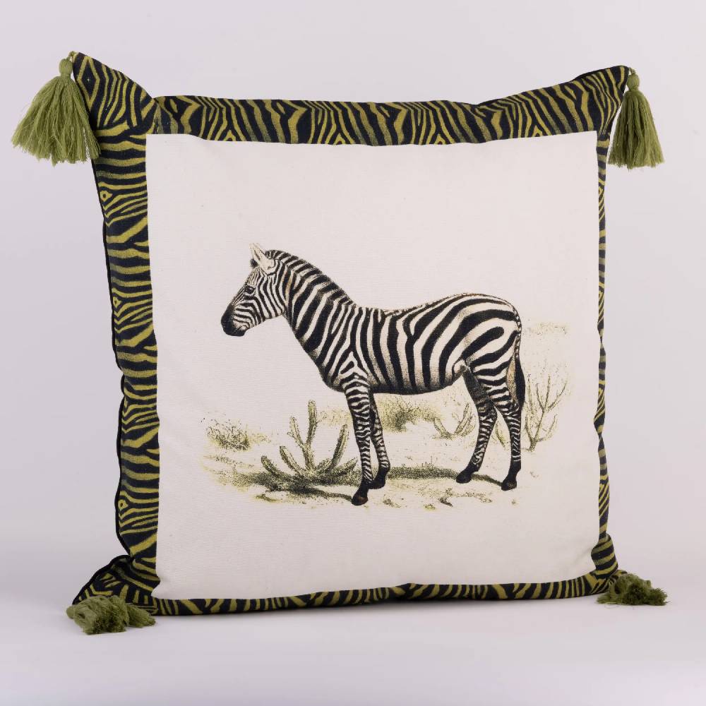 Les Ottomans Menagerie cotton cushion MCU03 Offerte