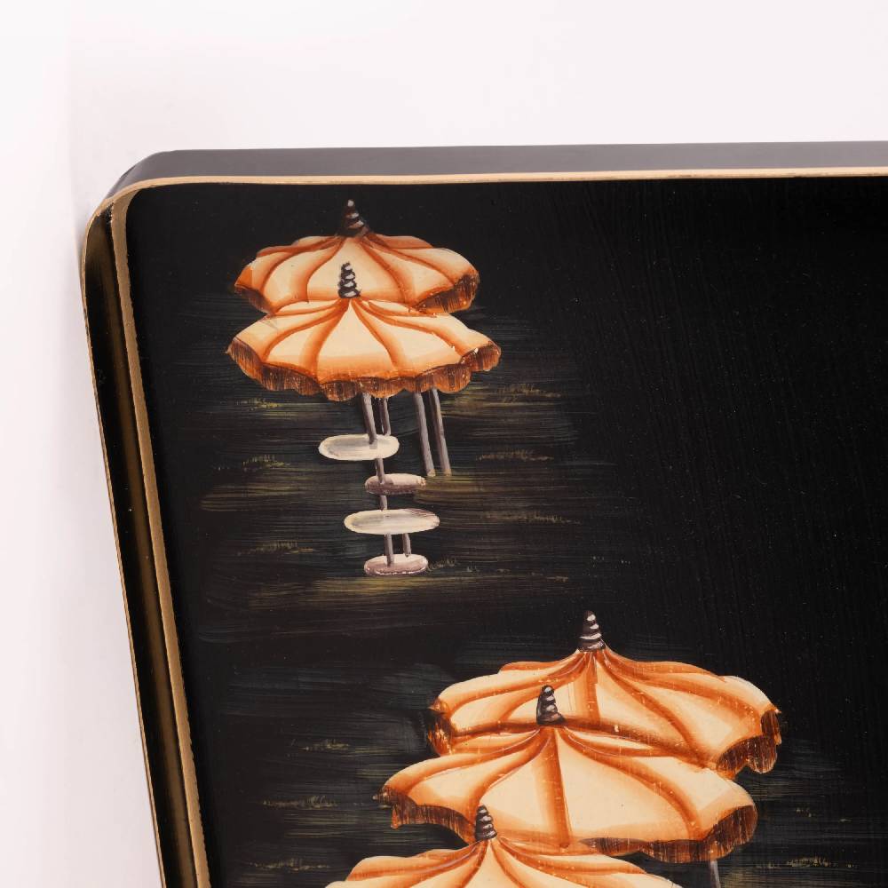 Les Ottomans Vassoio in ferro dipinto a mano IT173 Officina